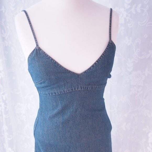 Calvin Klein Jean Mini Dress Size 1P - Picture 3 of 10